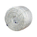 White Twisted PP Rope with Blue Tracking Line